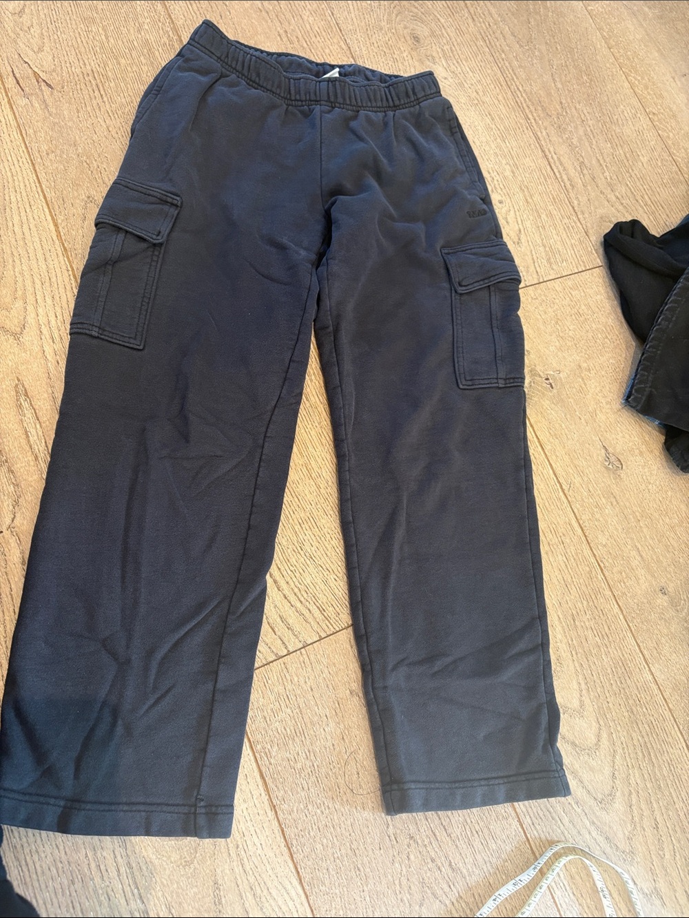 TNA Black Cargo Track Pants